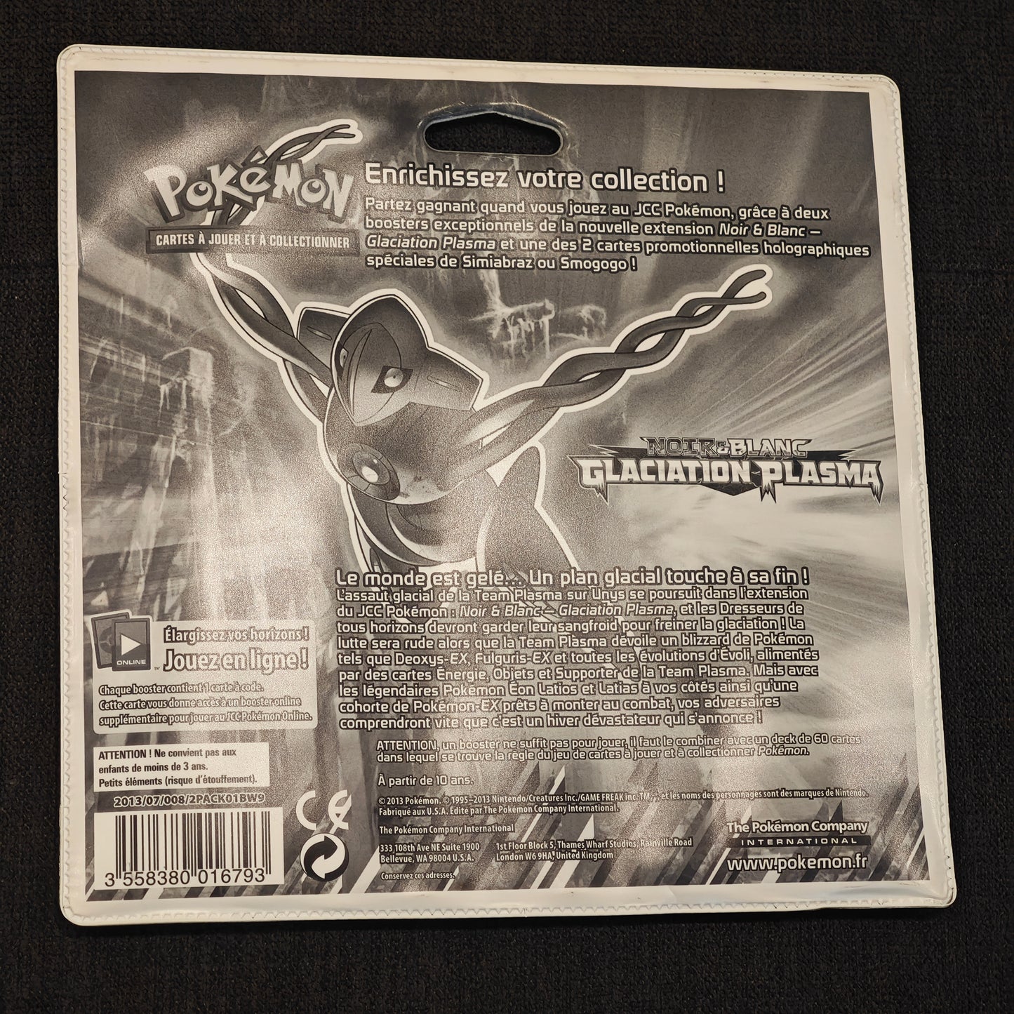 Duopack  Noir & Blanc Glaciation Plasma FR Vintage