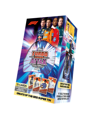 Super Tin Topps F1 Turbo attax 26/27